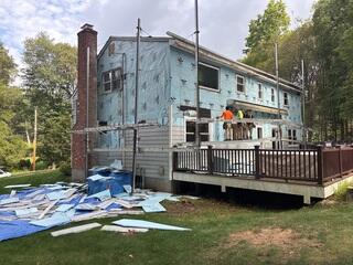 Old Siding Removed