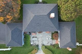 A Full View of the Finished Roof