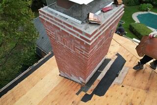 Chimney Area Prepared the Right Way