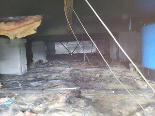 Crawl Space During Inspection