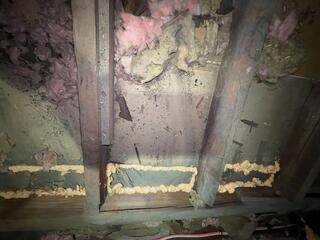 Air sealed attic top plates