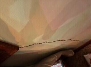 Interior Cracking in Home