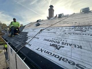 Shingles Being Installed