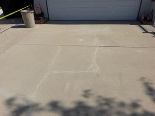 Completed Concrete Crack Repair in Cerritos
