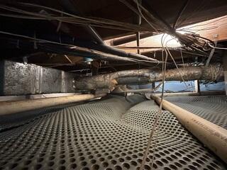 Drainage Matting Installed
