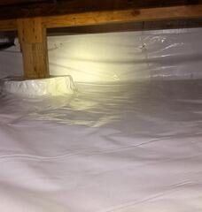 CleanSpace Covering Subfloor Footing