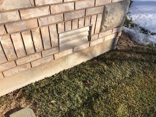 Exterior Foundation Symptoms Before SmartJack Installation in Vernal, UT