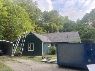 After roof installation