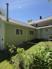 After installation of downspouts