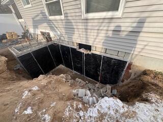 Masonry Wall Rebuild