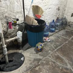 Cove Drainage Channel Around Basement
