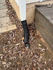 Broken flex pipe