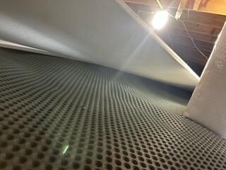 Drainage Matting Installed