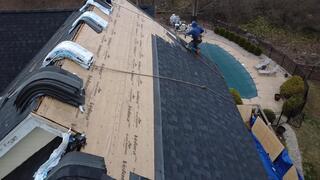 Granite Black Installation Begins