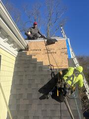 Detail Work on a Steep Section