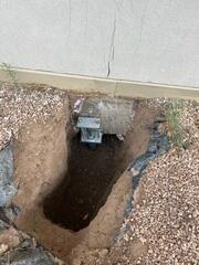 Foundation Pier Supporting the Home