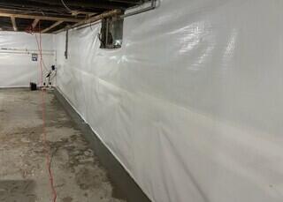 Basement Waterproofing Project in Warwick, RI