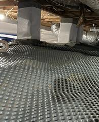 Drainage Matting Installed