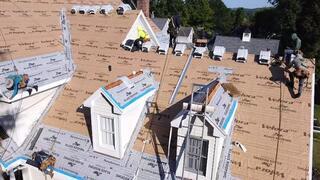 Underlayment Covers the Decking