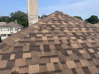 Finished IKO Dynasty Brownstone Roof