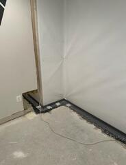 Interior waterproofing system in Arlington, VA