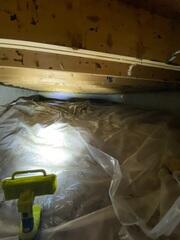 Failing Crawl Space Barrier