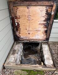 Original Crawl Space Access Door