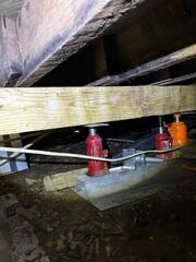 Old Crawl Space Supports
