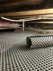 Drainage Matting Installed