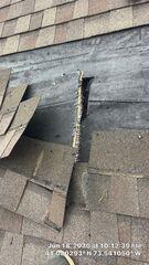 Decking is lifted