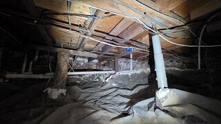 Untreated Crawl Space
