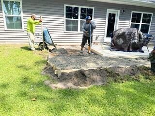 Smoothing cement