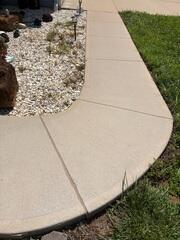 Sidewalk After Woods