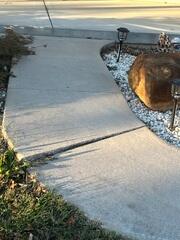 Sidewalk Before Woods