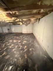 Damp Crawl Space