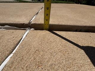 Unleveled Driveway