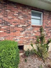 Stair Crack On Exterior Wall