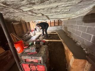 Foundation Footing Pour