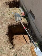 Foundation Pier Excavation for Structural Repair in Riverside, CA