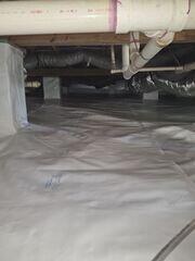 CleanSpace Vapor Barrier Seals and Protects the Crawl Space