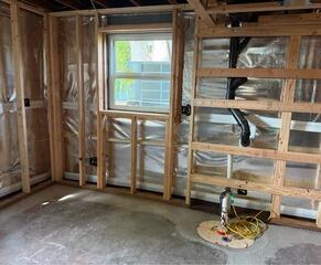 Waterproofed Basement Wall
