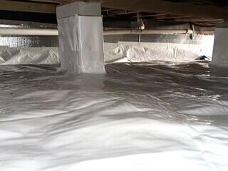 Insulating the Crawl Space Helps Keep the Temperature Regulated