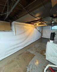 Drainage System Under the Fresh Concrete