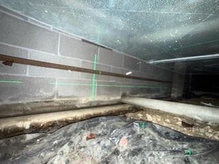Crawl Space During Inspection