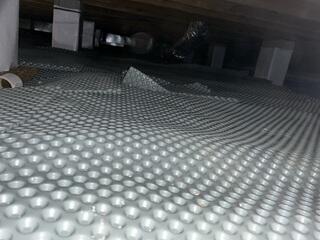Drainage Matting Installed