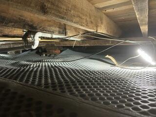 Drainage Matting Installed