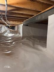 Crawl Space After Encapsulation