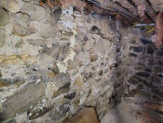 Deteriorating Fieldstone Foundation Wall