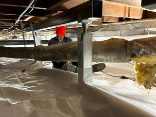 Stronger Crawl Space Support