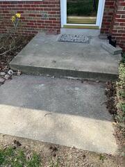 Unleveled Front Porch